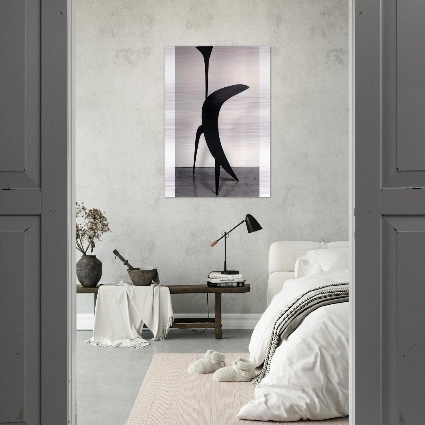 THE BIG EAR 1943 - Alexander Calder Brushed Aluminum Print - 70x100 cm / 28x40 inches | Alexander Calder Aluminum Print | Alexander Calder Prints