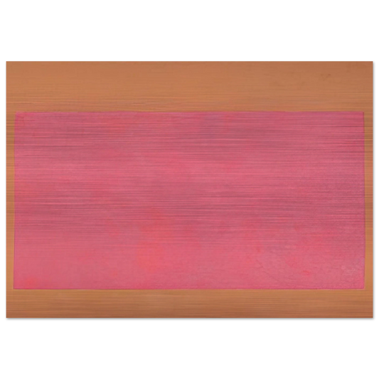 Rose Sun Box Nr. 2 - 1969 - Theodoros Stamos Brushed Aluminum Print - 70x100 cm / 28x40 inches | Theodoros Stamos Aluminum Print | Theodoros Stamos Prints