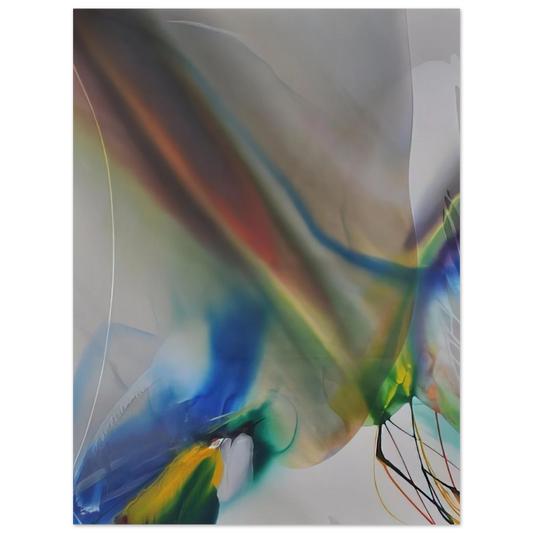 Paul Jenkins - Phenomena Merlins Mantle - 1970  75x100 cm / 30x40inches Fine Art Poster