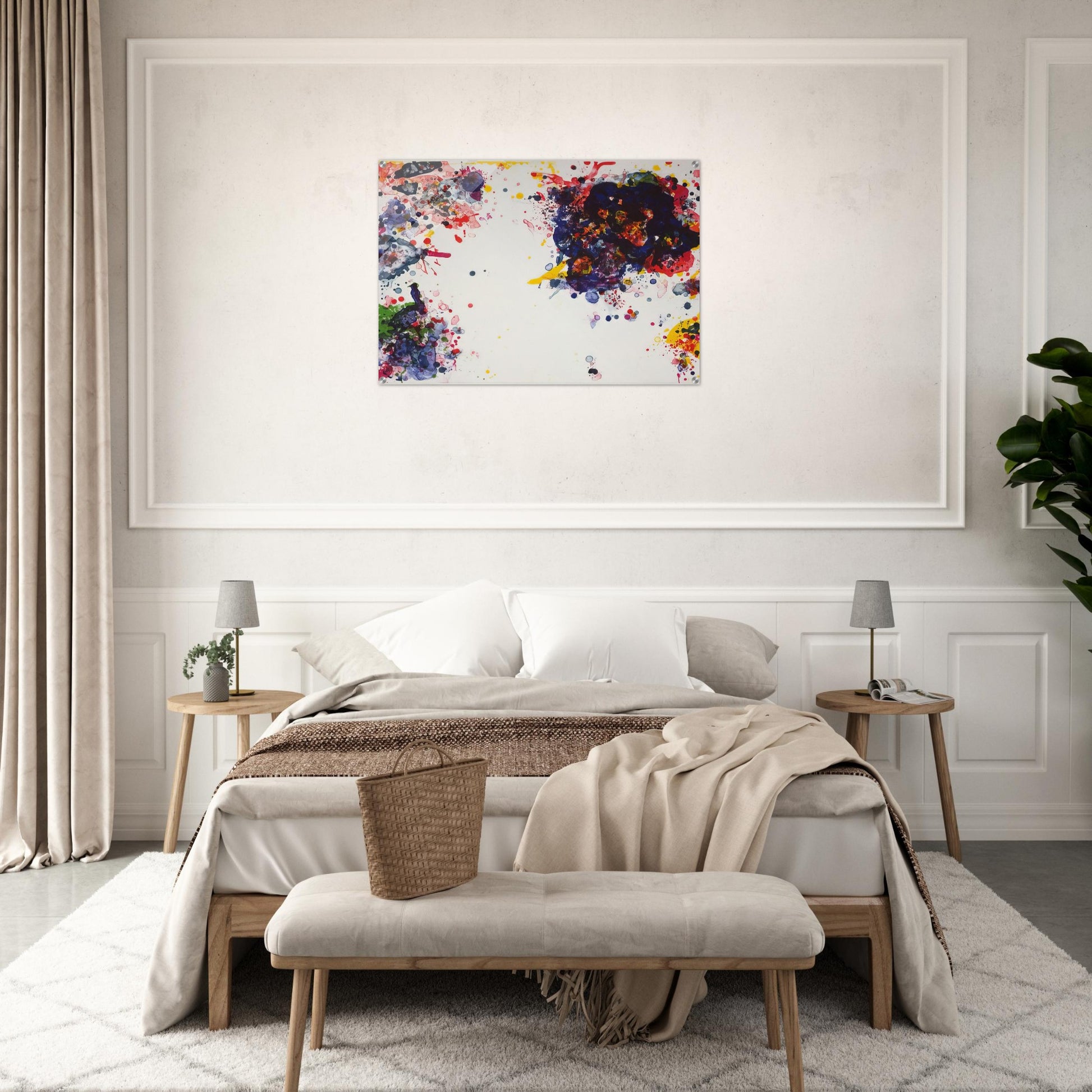 Speck - Sam Francis Acrylic Print - 70x100 cm / 28x40″ inches