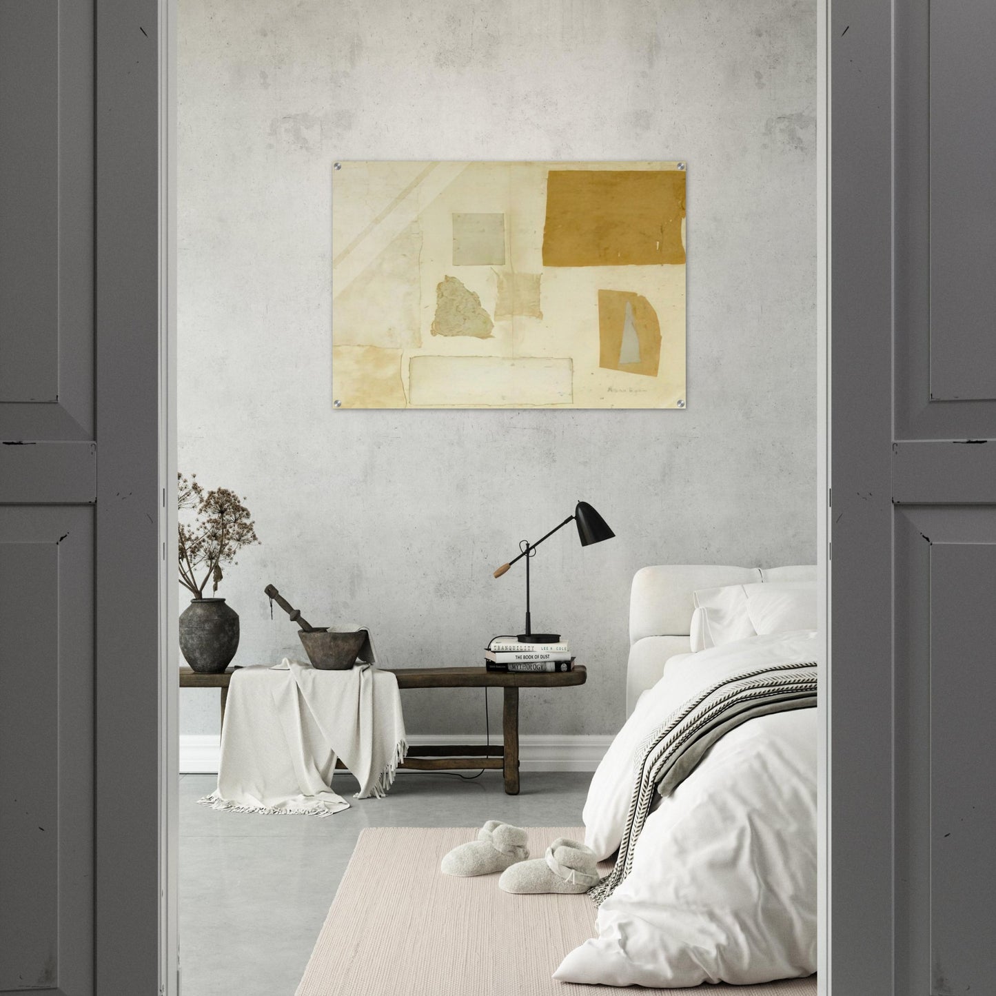 Gray Collage - 1953 - Anne Ryan Acrylic Print - 70x100 cm / 28x40″ inches