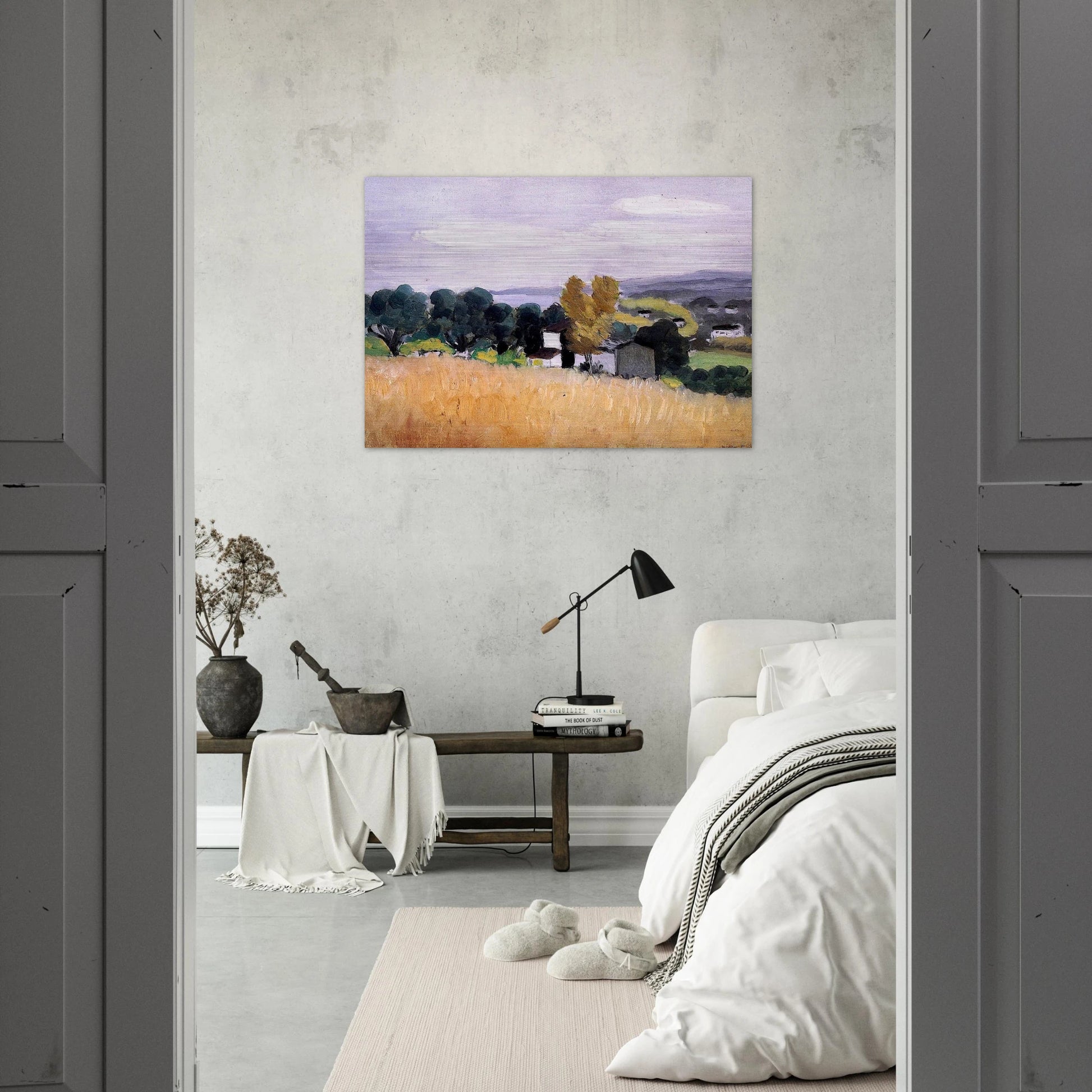 AUTUMN IN CAGNES 1918 - Henri Matisse Brushed Aluminum Print - 70x100 cm / 28x40 inches | Henri Matisse Aluminum Print | Henri Matisse Prints