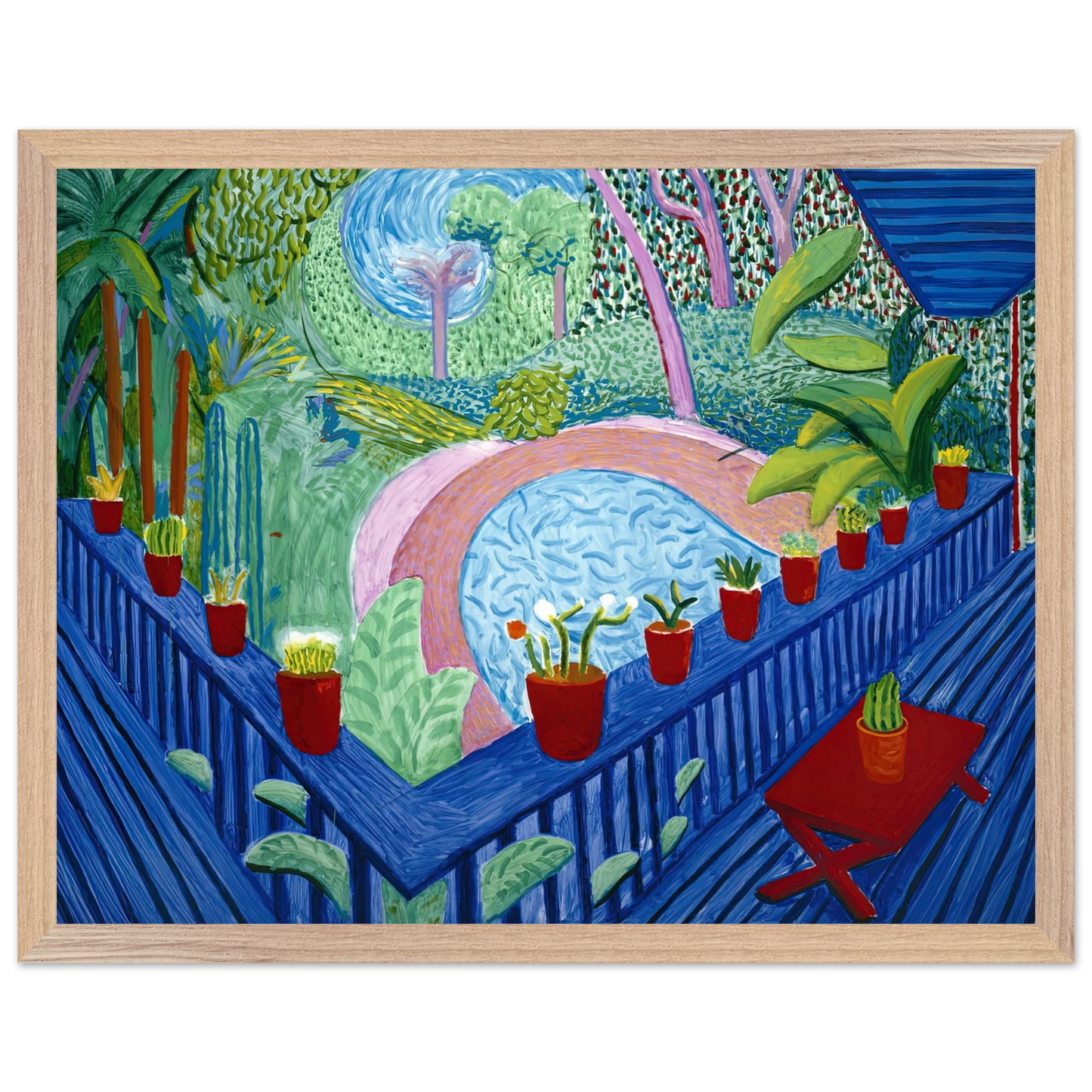 David Hockney - David Hockney Wall art - A1 (59.4 x 84.1  cm) - Fine Art Poster-canvas - -