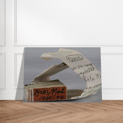 Quick - 1965 - Dieter Roth Brushed Aluminum Print - 70x100 cm / 28x40 inches | Dieter Roth Aluminum Print | Dieter Roth Prints