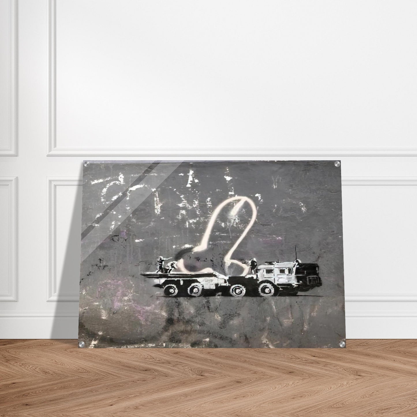 KYIV VELYKA ZHYTOMYRSKA 13 2022 - Banksy Acrylic Print - 70x100 cm / 28x40″ inches | Banksy Wall Art | Banksy Prints