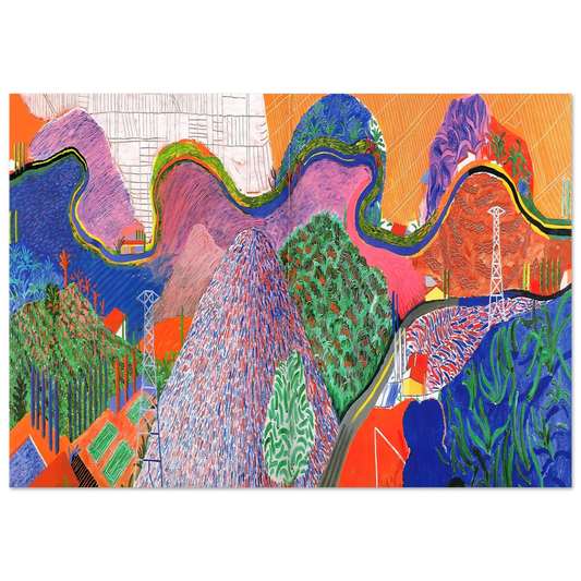 David Hockney - David Hockney Wall art - 13x18 cm / 5x7 inches - Fine Art Poster-canvas - -
