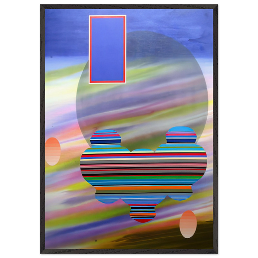 Mneme - 2006 - Stephen Mueller 70x100 cm / 28x40 inches Framed Art Print – Black Wooden Frame