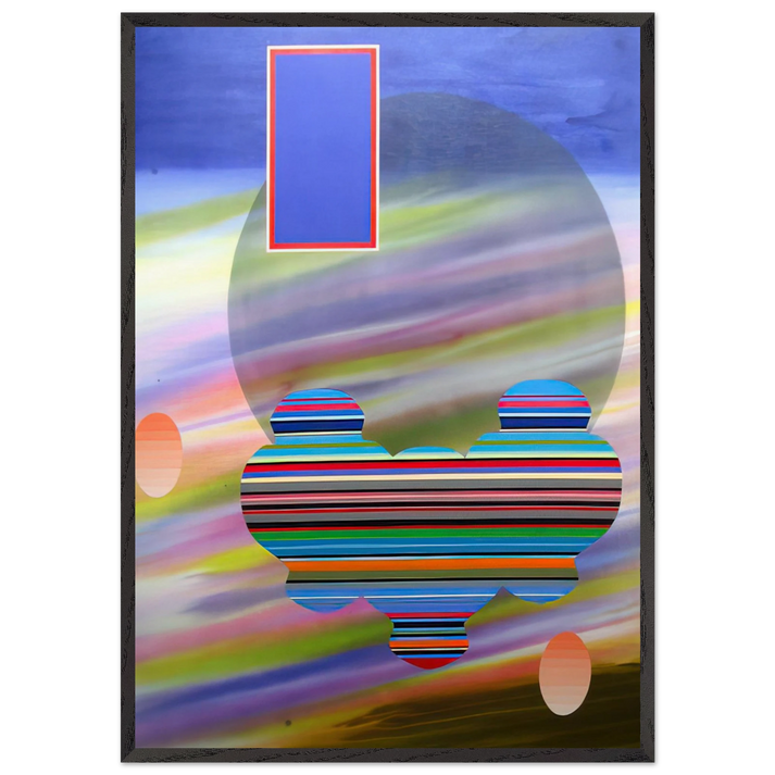 Mneme - 2006 - Stephen Mueller 70x100 cm / 28x40 inches Framed Art Print – Black Wooden Frame