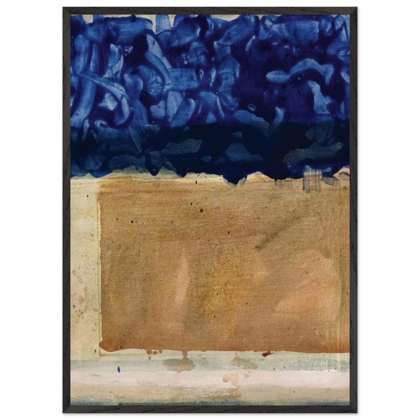 Helen Frankenthaler - Shoreline - 1952 Wall art - 20x25 cm / 8x10 inches - Fine Art Poster-canvas - -