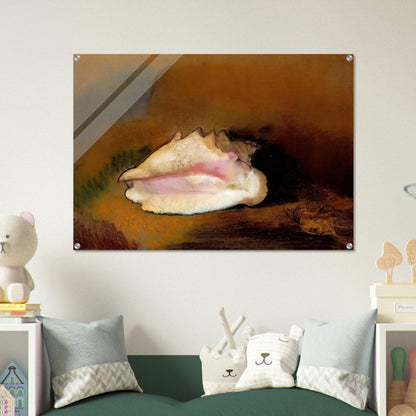 THE SEASHELL 1912 1 - Odilon Redon Acrylic Print - 70x100 cm / 28x40″ inches | Odilon Redon Wall Art | Odilon Redon Prints