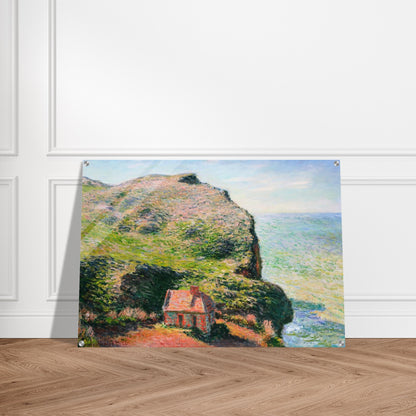 The Custom`s House - claude monet Acrylic Print - 70x100 cm / 28x40″ inches | claude monet Wall Art | claude monet Prints