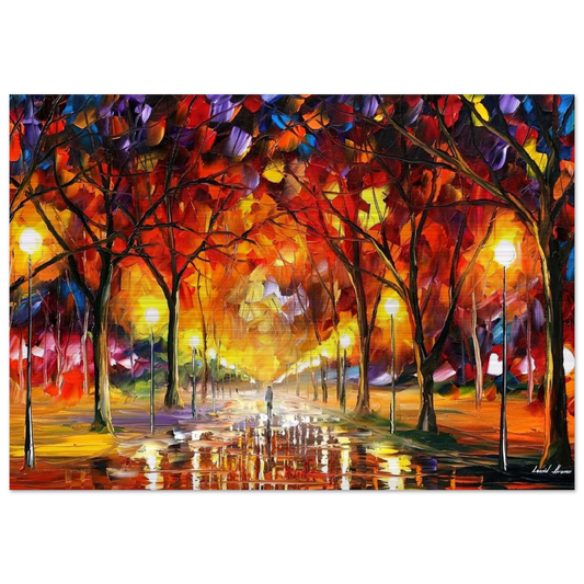 Leonid Afremov - Leonid Afremov Brushed Aluminum Print - 70x100 cm / 28x40 inches | Leonid Afremov Aluminum Print | Leonid Afremov Prints