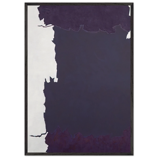 Infinity Field Creten Series Rizitika 4 - 1983 - Theodoros Stamos 70x100 cm / 28x40 inches Framed Art Print – Black Wooden Frame