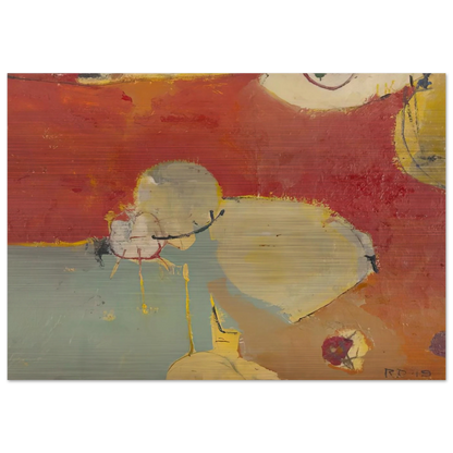 Untitled #2 Sausalito - Richard Diebenkorn Brushed Aluminum Print - 70x100 cm / 28x40 inches | Richard Diebenkorn Aluminum Print | Richard Diebenkorn Prints