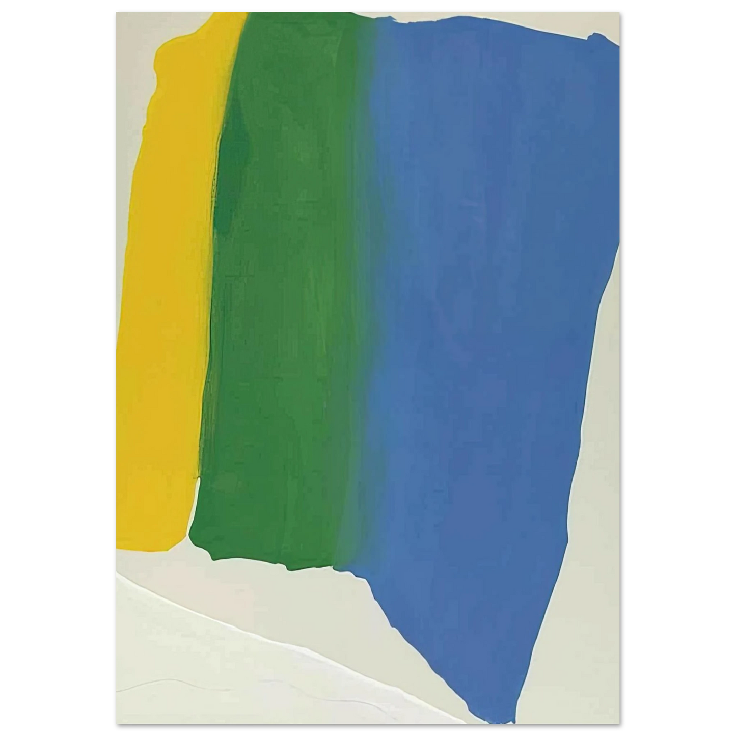 Helen Frankenthaler - Summer Insignia - 1969 Wall art - 30x45 cm / 12x18 inches - Fine Art Poster-canvas - -