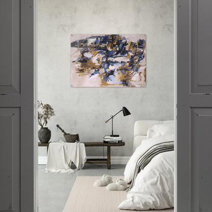 Untitled - 1958 - Maria Helena Vieira da Silva Acrylic Print - 70x100 cm / 28x40″ inches | Maria Helena Vieira da Silva Wall Art | Maria Helena Vieira da Silva Prints