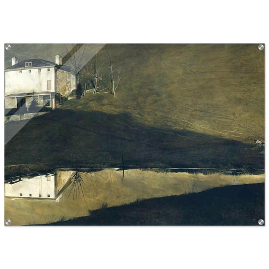 BROWN SWISS - Andrew Wyeth Acrylic Print - 70x100 cm / 28x40″ inches