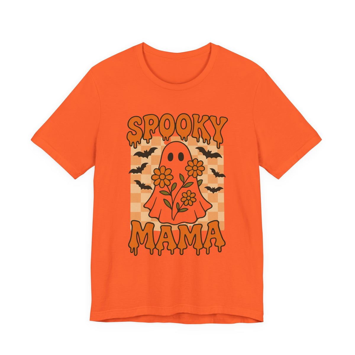 Gruselige Mama, grooviger Vintage-Geist, Halloween, gruselige Mutter