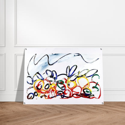 Acerbo - 1983 - Mario Schifano Acrylic Print - 70x100 cm / 28x40″ inches