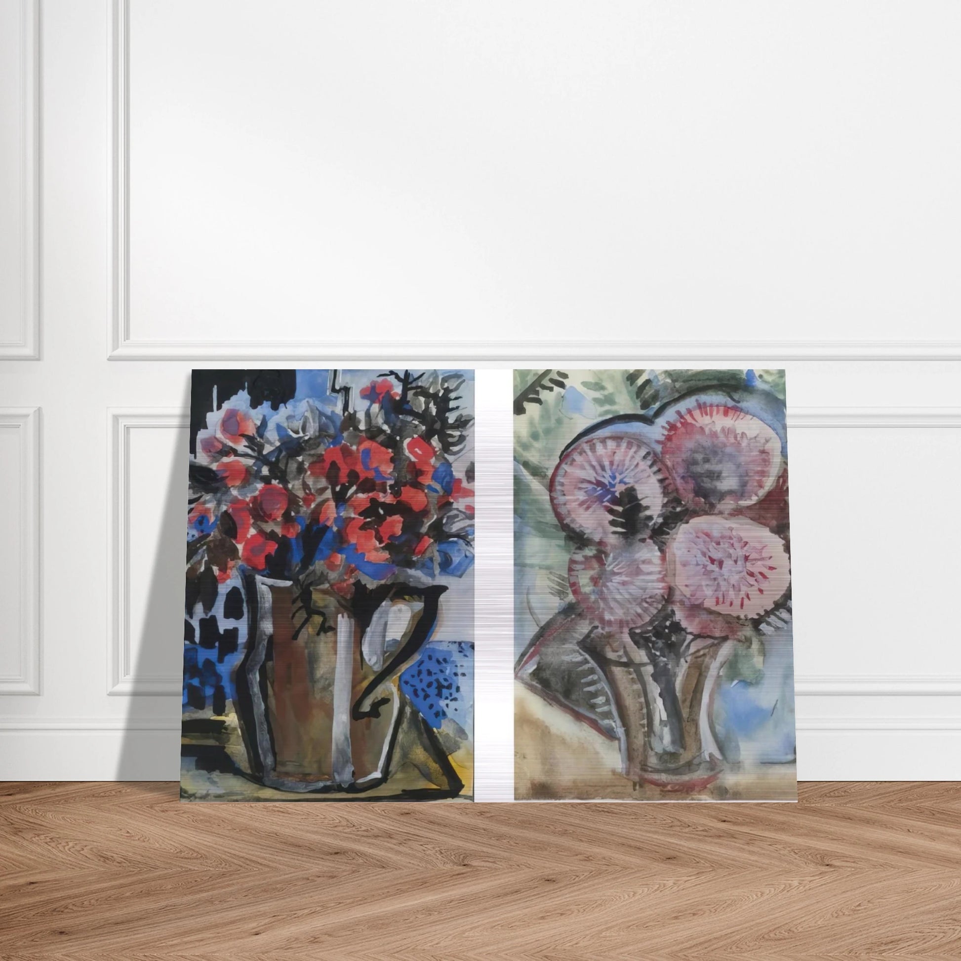 Still Life - Expressionism - Natalia Goncharova Brushed Aluminum Print - 70x100 cm / 28x40 inches | Natalia Goncharova Aluminum Print | Natalia Goncharova Prints
