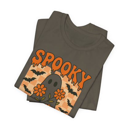 Gruselige Mama, grooviger Vintage-Geist, Halloween, gruselige Mutter