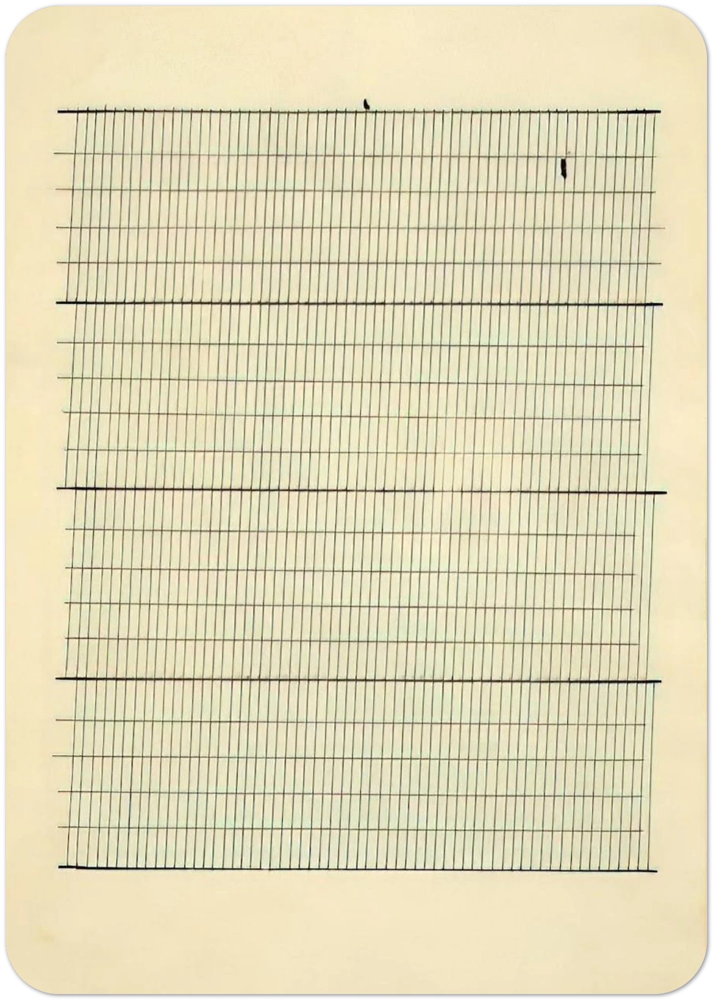Aspiration By Agnes Martin Pack of 10 Post Cards | Agnes Martin Post Cards | A6 (10.5 x 14.8 cm) - 4.1 x 5.8 inches
