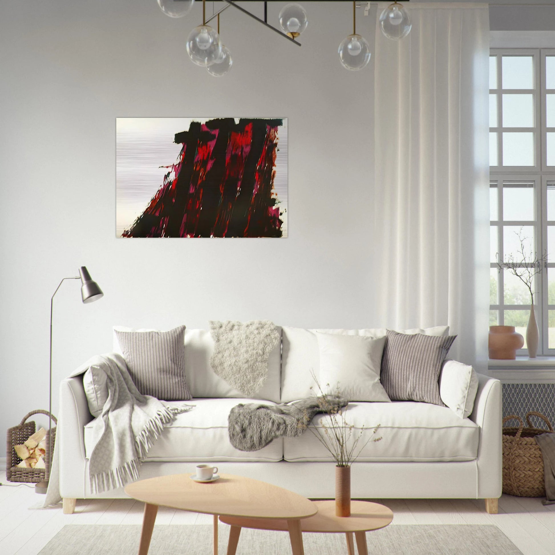 Le Crucifiement - 1978 - Alfred Manessier Brushed Aluminum Print - 70x100 cm / 28x40 inches | Alfred Manessier Aluminum Print | Alfred Manessier Prints