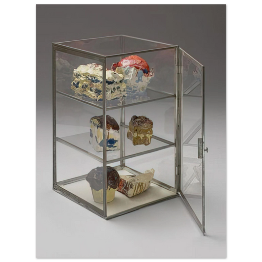 Claes Oldenburg - PASTRY CASE 1961  75x100 cm / 30x40inches Fine Art Poster