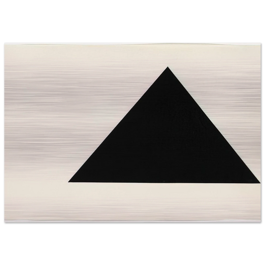 Triangle Form - Ellsworth Kelly Brushed Aluminum Print - 70x100 cm / 28x40 inches | Ellsworth Kelly Aluminum Print | Ellsworth Kelly Prints