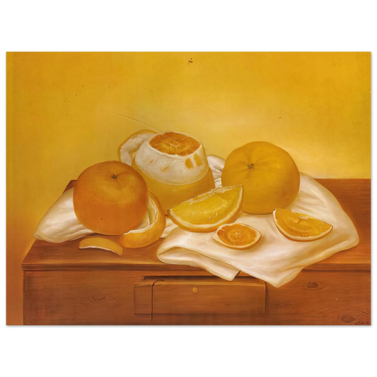 Fernando Botero - ORANGES  75x100 cm / 30x40inches Fine Art Poster