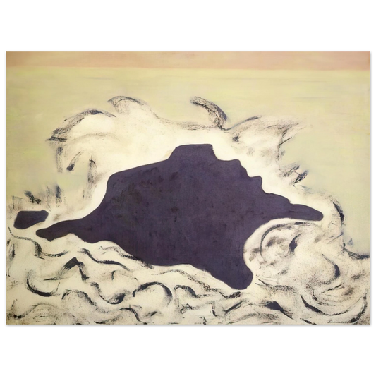 Milton Avery - Advancing Sea - 1953  75x100 cm / 30x40inches Fine Art Poster