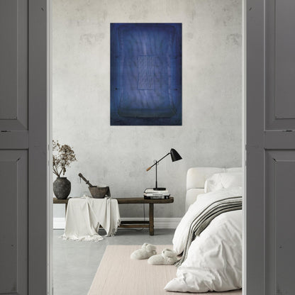 Azul - Art Informel - Manuel Rivera Brushed Aluminum Print - 70x100 cm / 28x40 inches | Manuel Rivera Aluminum Print | Manuel Rivera Prints