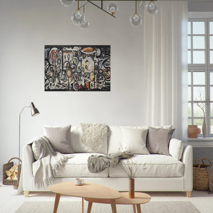 Fugue Number 2 - Richard Pousette-Dart Brushed Aluminum Print - 70x100 cm / 28x40 inches | Richard Pousette-Dart Aluminum Print | Richard Pousette-Dart Prints