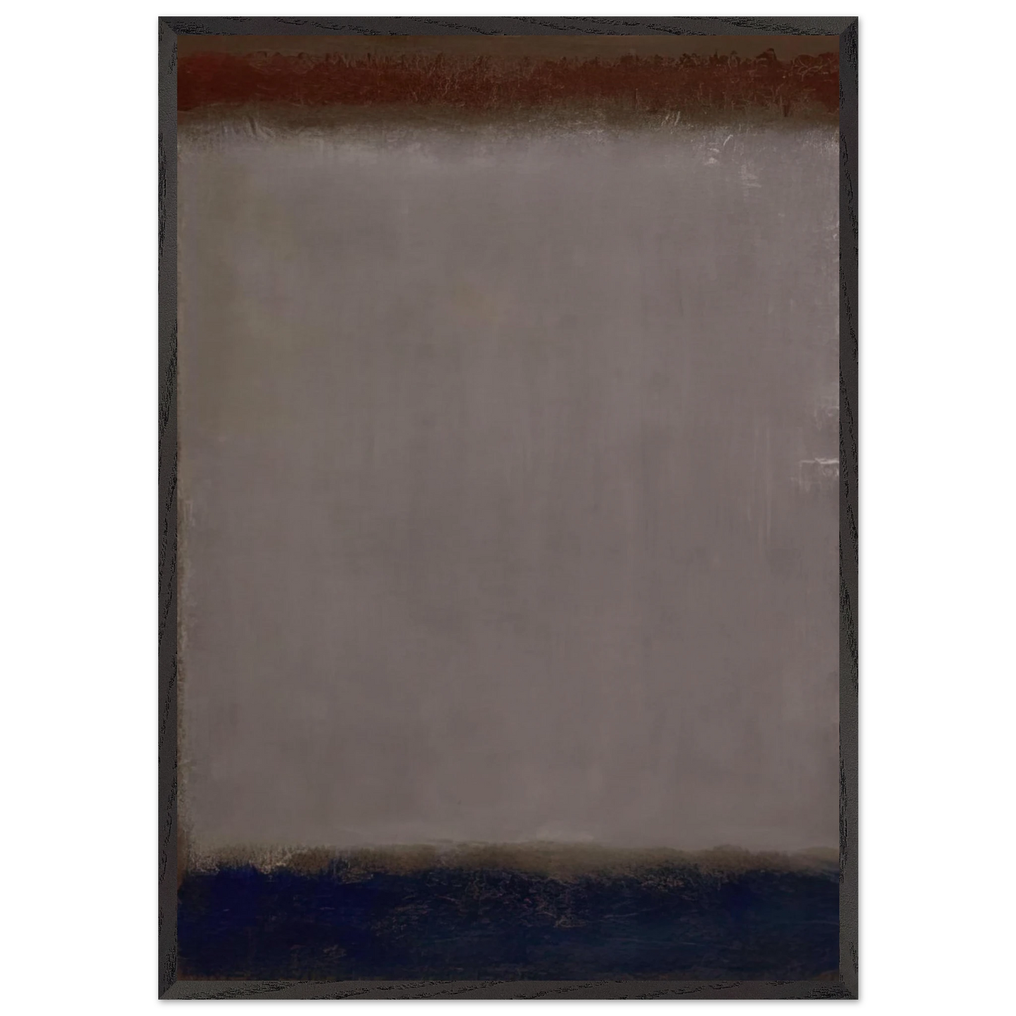 Lavender and Mulberry - 1959 - Mark Rothko 70x100 cm / 28x40 inches Framed Art Print – Black Wooden Frame