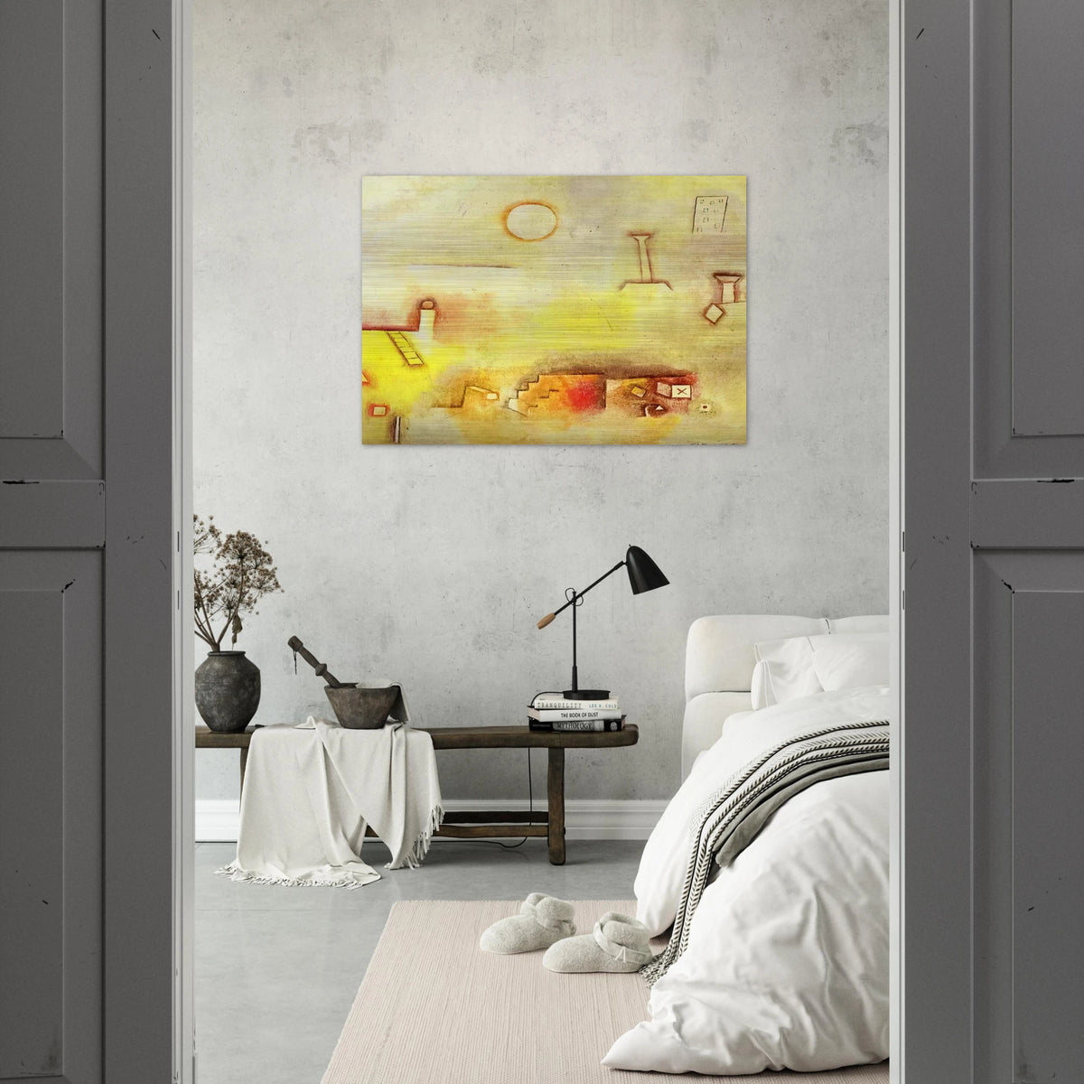 RECONSTRUCTING 1926 - Paul Klee Brushed Aluminum Print - 70x100 cm / 28x40 inches | Paul Klee Aluminum Print | Paul Klee Prints