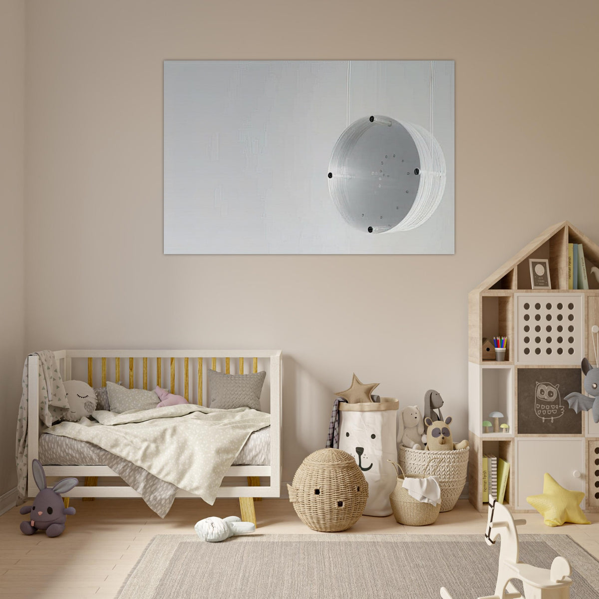 Disco Zero - 1971 - Mira Schendel Art Prints - 100x150 cm / 40x60″ inches | Mira Schendel Poster | Mira Schendel Prints