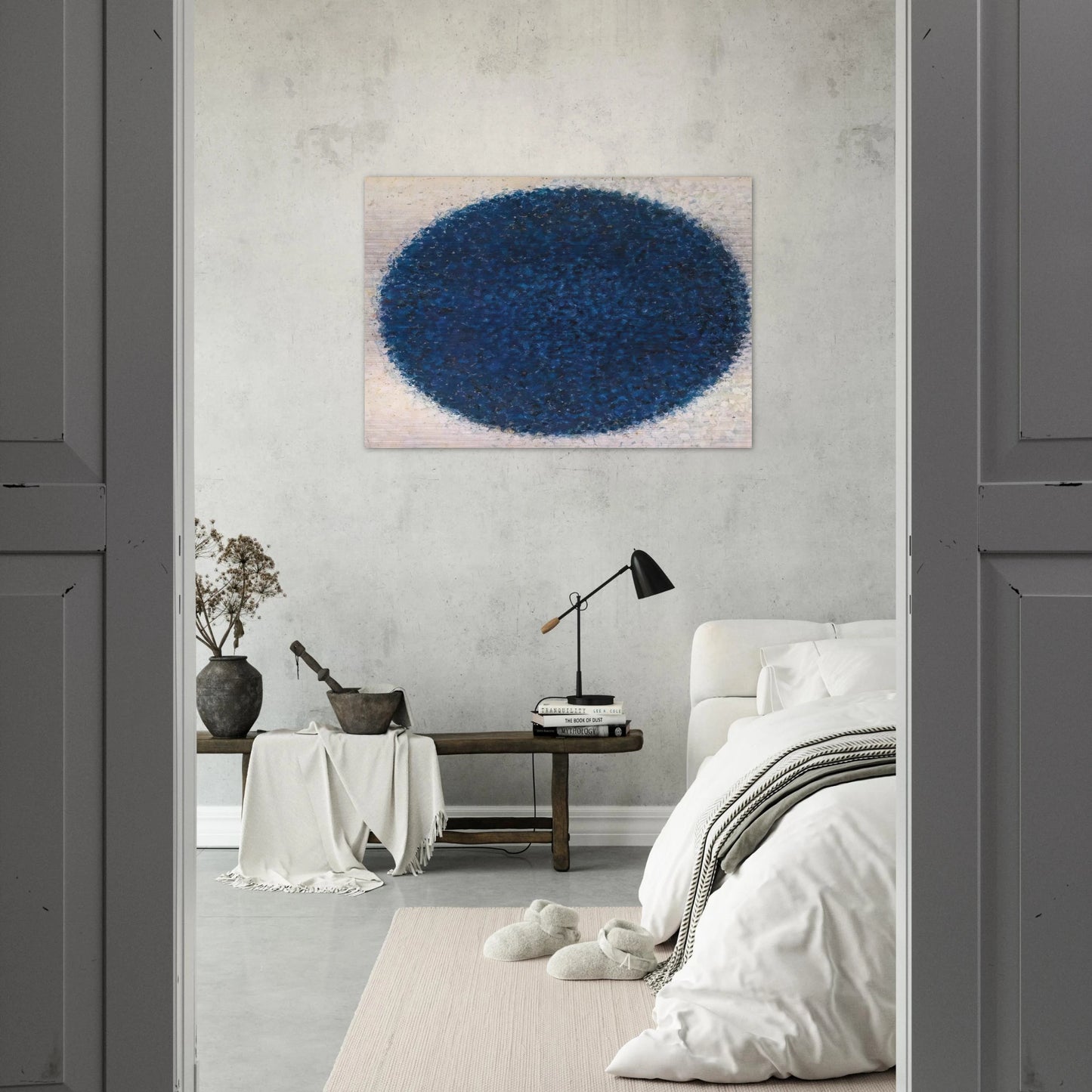 Moon Meditation - 1960 - Richard Pousette-Dart Brushed Aluminum Print - 70x100 cm / 28x40 inches | Richard Pousette-Dart Aluminum Print | Richard Pousette-Dart Prints