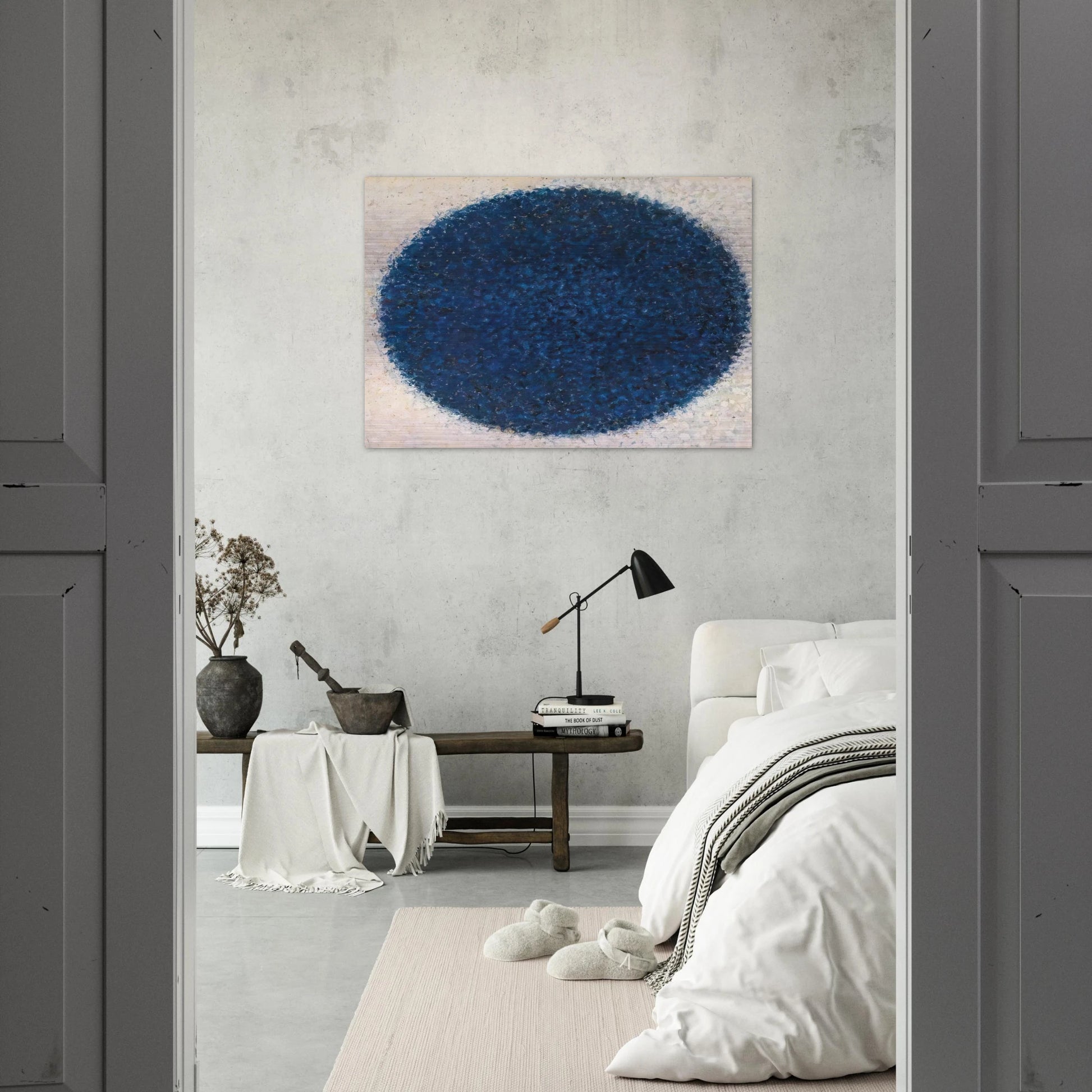 Moon Meditation - 1960 - Richard Pousette-Dart Brushed Aluminum Print - 70x100 cm / 28x40 inches | Richard Pousette-Dart Aluminum Print | Richard Pousette-Dart Prints