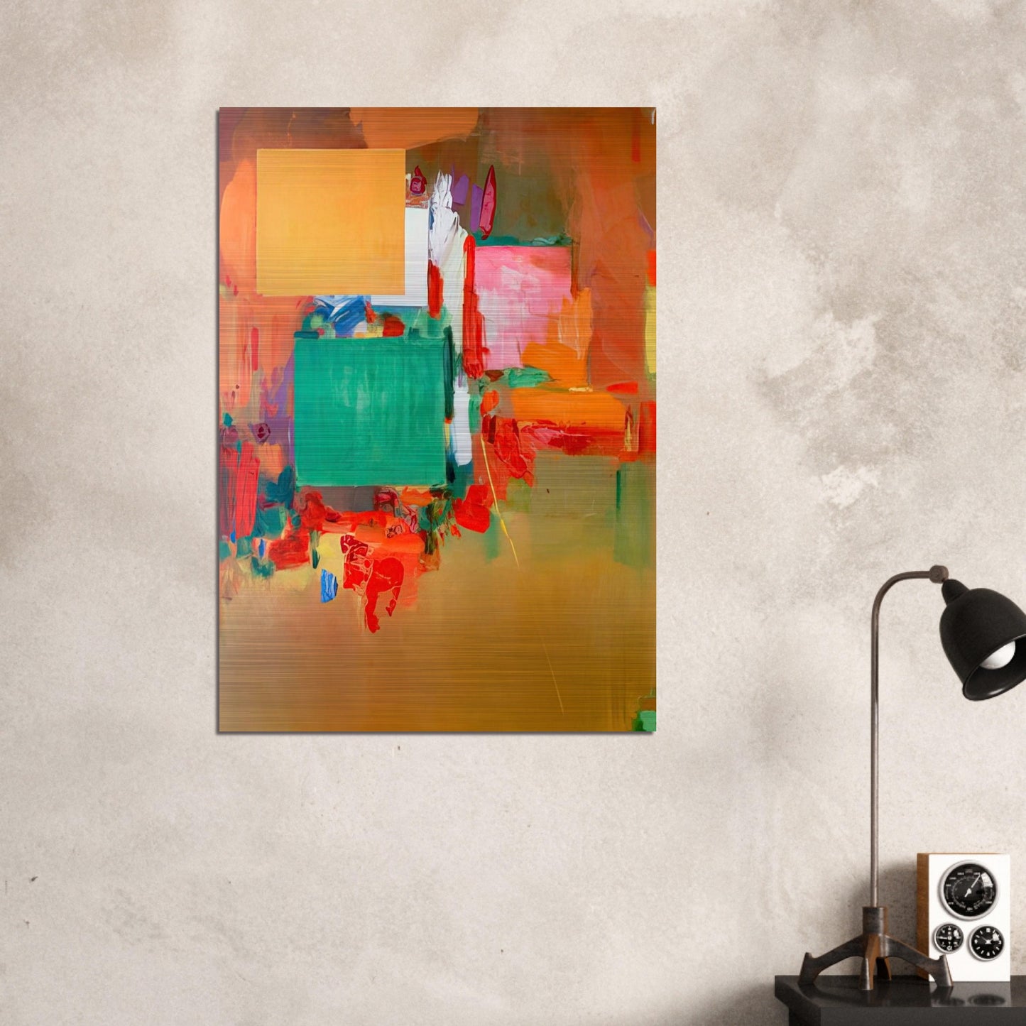 Song of the Nightingale - Hans Hofmann Brushed Aluminum Print - 70x100 cm / 28x40 inches | Hans Hofmann Aluminum Print | Hans Hofmann Prints