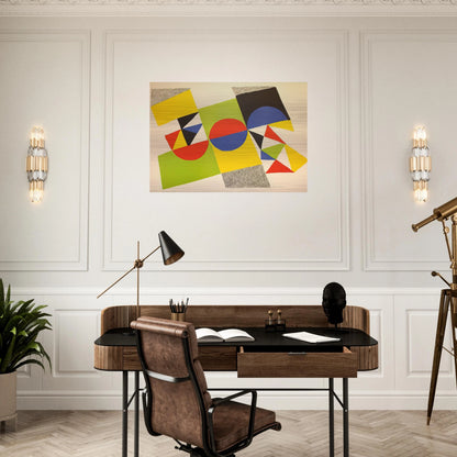RHYTHM COLOUR 1 - Sonia Delaunay Brushed Aluminum Print - 70x100 cm / 28x40 inches | Sonia Delaunay Aluminum Print | Sonia Delaunay Prints