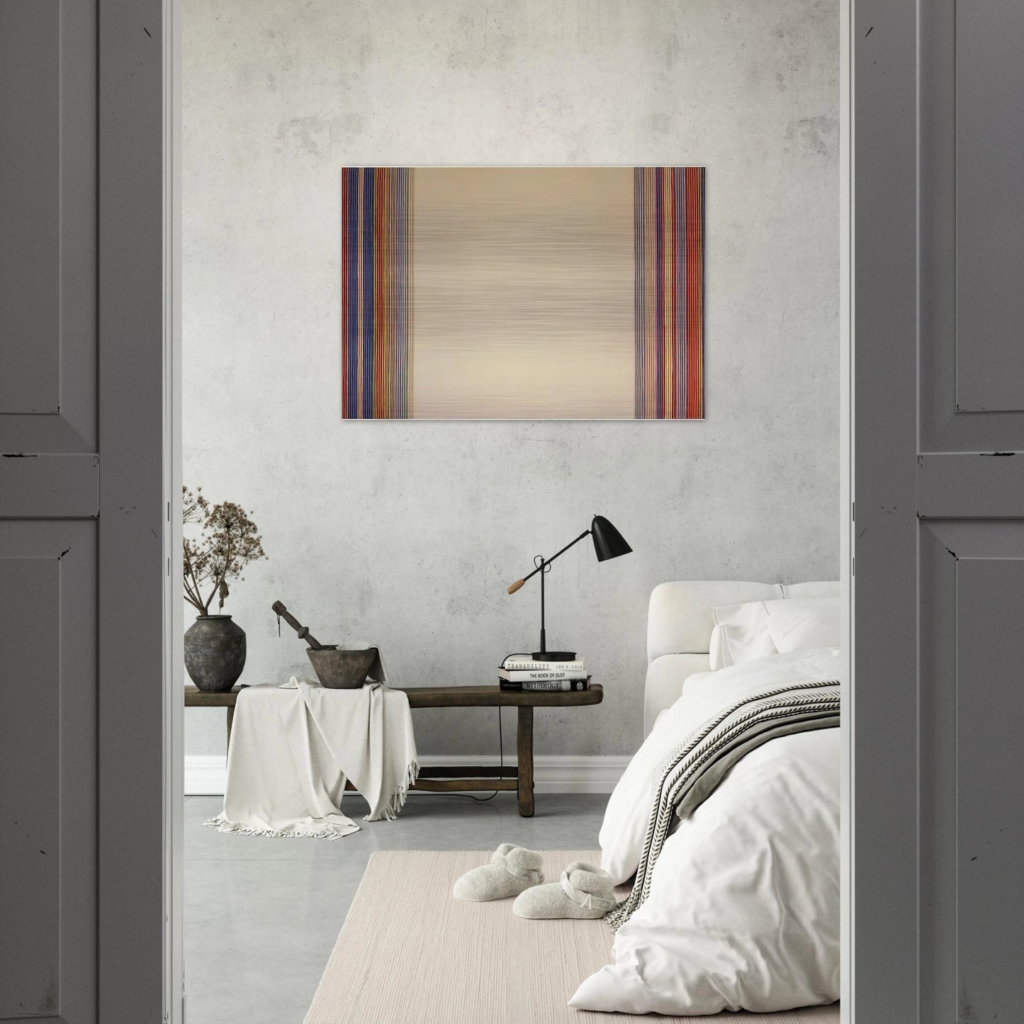 King's Gate - 1978 - Gene Davis Brushed Aluminum Print - 70x100 cm / 28x40 inches | Gene Davis Aluminum Print | Gene Davis Prints