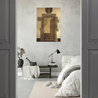 OVERTURE IN TROMPE L OEIL - Salvador Dali Brushed Aluminum Print - 70x100 cm / 28x40 inches | Salvador Dali Aluminum Print | Salvador Dali Prints