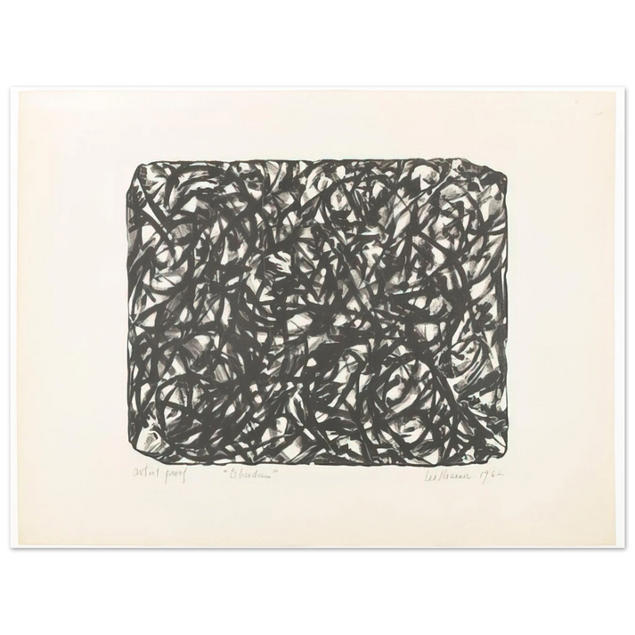 Lee Krasner - Obsidian  75x100 cm / 30x40inches Fine Art Poster