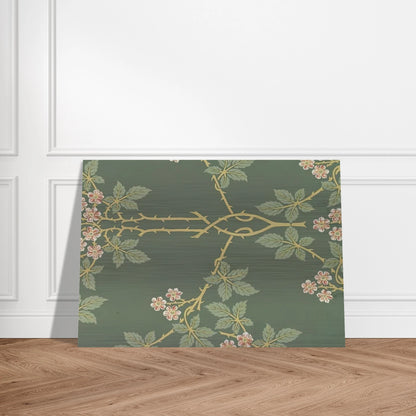 WALLPAPER BLACKBERRY PATTERN 388 1917 - William Morris Brushed Aluminum Print - 70x100 cm / 28x40 inches | William Morris Aluminum Print | William Morris Prints