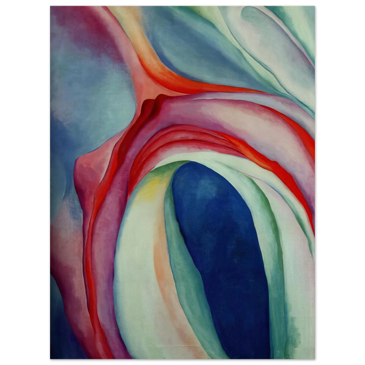 Georgia O'Keeffe - Music Pink and Blue II Fine Art Poster