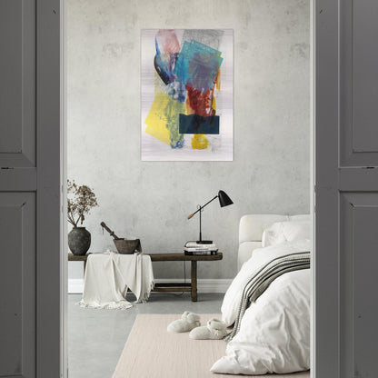 Aviation 3 - Sam Gilliam Brushed Aluminum Print - 70x100 cm / 28x40 inches | Sam Gilliam Aluminum Print | Sam Gilliam Prints