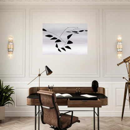 THE Y 1960 - Alexander Calder Brushed Aluminum Print - 70x100 cm / 28x40 inches | Alexander Calder Aluminum Print | Alexander Calder Prints