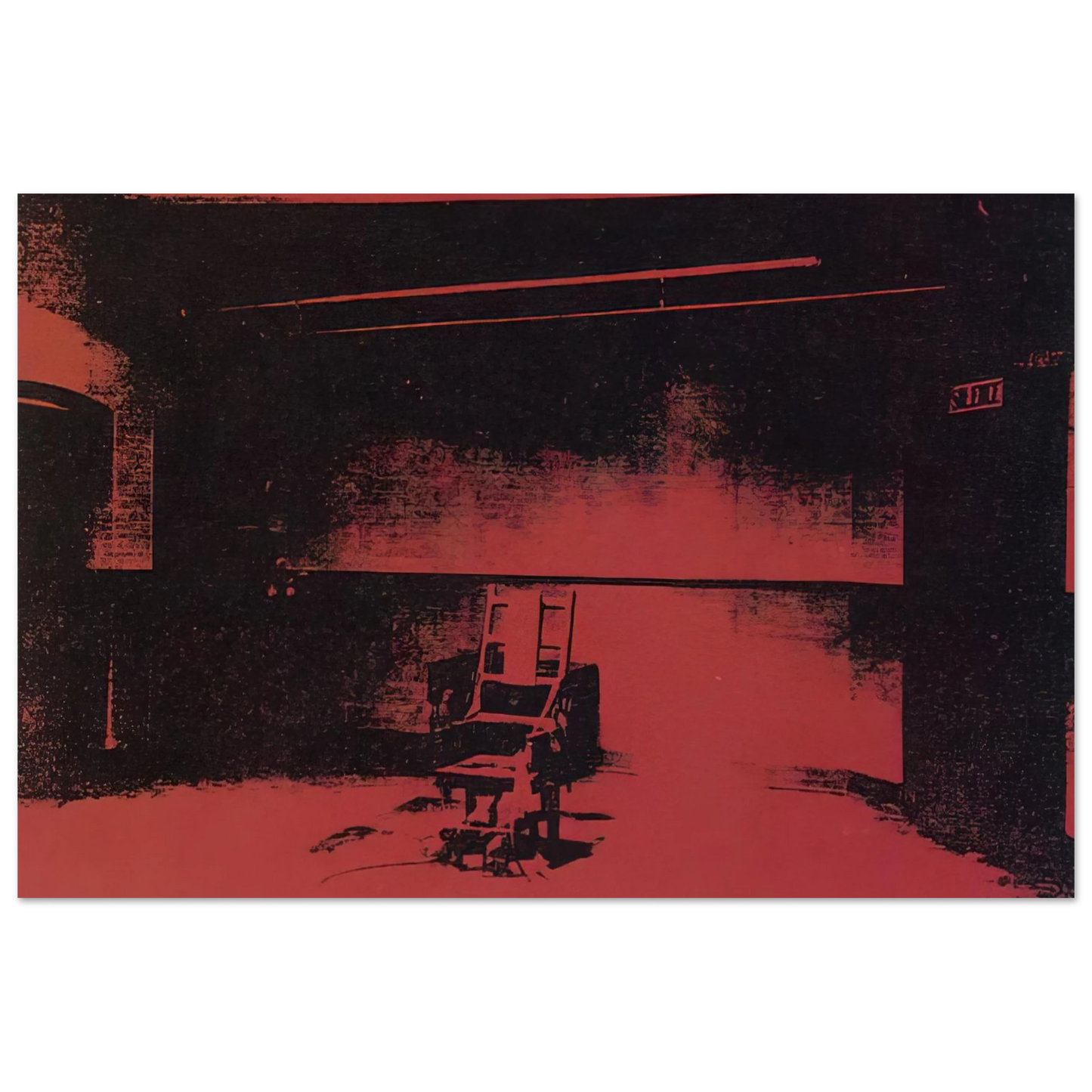 Andy Warhol - Early electric chair Fine Art Poster