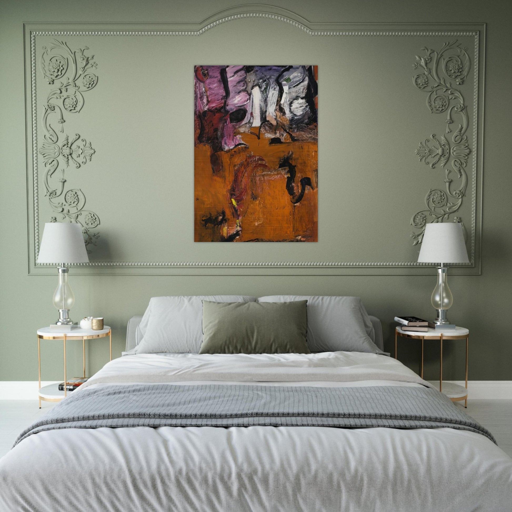 PALLAS ATHENA EARTH 1961 - Grace Hartigan Brushed Aluminum Print - 70x100 cm / 28x40 inches | Grace Hartigan Aluminum Print | Grace Hartigan Prints
