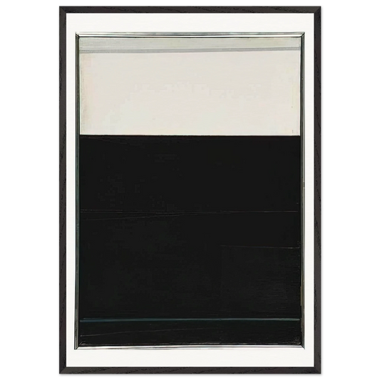Provincetown Summer 1966 I - 1966 N2 - Edward Corbett 70x100 cm / 28x40 inches Framed Art Print – Black Wooden Frame